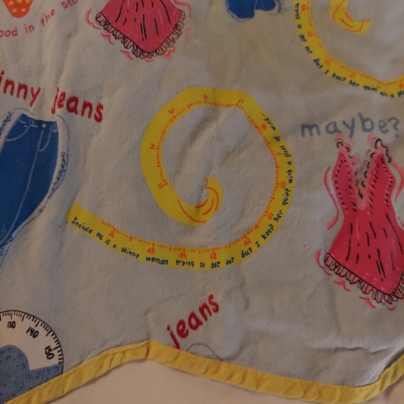 "Inside Me is A Skinny Woman..." Apron - Picture 5 of 8